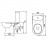Унітаз-компакт STATUS гор, 3/6, ниж.під.+сидіння дюропласт, пов.пад, Click2Clean (UKR)