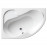Ванна акрил. ROSA 140х105, ліва