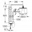 Душ система TEMPESTA 200 (стійка 600мм+лійка (4 пол)+шланг 1,5м+підключення+верх душ), хром