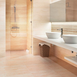 Кахель д/стіни CLASSIC TRAVERTINE BROWN 24х74
