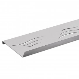 Полка в ванную Laris Wave 400 прямая