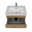 Тумба Винтаж консольная 80 см с умывальником Frame (Севилья)