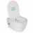Унитаз подвесной безободковый City с функциею биде, сиденье Bella Soft-Close + смеситель