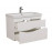 Тумба Альфа консольная 80 см белая c умывальником Элит