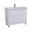 Тумба Элит напольная 100 см с умывальником Элит (Белый мат)