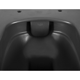 Унитаз подвесной безободковый Ibiza антрацит 018900, сиденье Slim Soft-Close