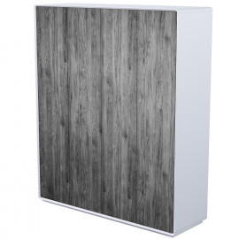 Шкаф Астрид 4-х дверный серый