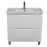 Тумба Венеция напольная 80 см Белая с умывальником Arya