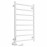 Электрический полотенцесушитель Laris Зебра Альфа ЧК8 500 х 800 Э (подкл. слева) R3