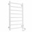 Электрический полотенцесушитель Laris Зебра Альфа ЧК8 500 х 800 Э (подкл. справа) R3