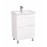 Тумба Альфа напольная 60 см белая c умывальником Frame