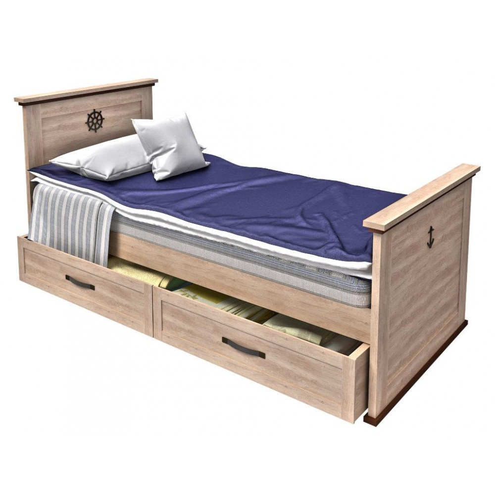 Кровать Шкипер 90 см(без ниши)