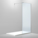 Стенка Walk-In 120*200см, каленое прозрачное стекло 8мм