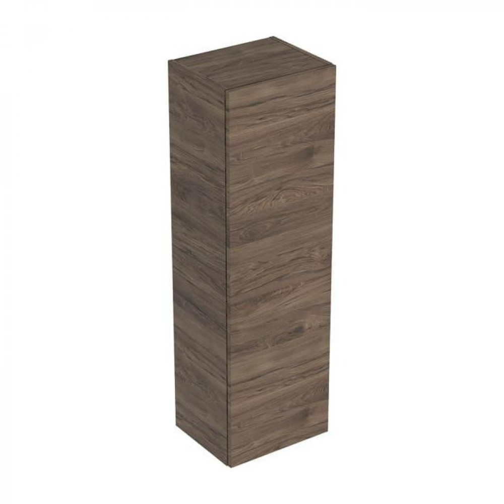 SMYLE SQUARE тумба средней высоты 36*118*29,9см, с 1й дверью, орех тёмный/меламин со структурой дерева