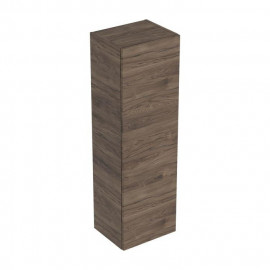 SMYLE SQUARE тумба средней высоты 36*118*29,9см, с 1й дверью, орех тёмный/меламин со структурой дерева