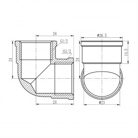 Уголок SD Forte 1/2