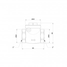 Запорный клапан Icma 1