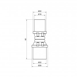 Муфта пресс Icma 20х16 №400