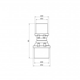 Муфта пресс Icma 26х20 №400