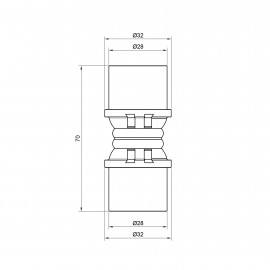 Муфта пресс Icma 26 №400