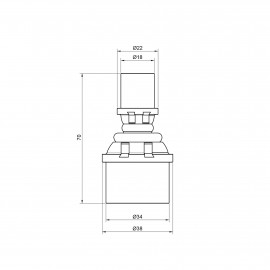 Муфта пресс Icma 32х16 №400