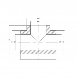 Тройник PPR Alfa Plast 32