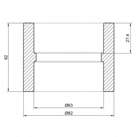 Муфта PPR Alfa Plast 63