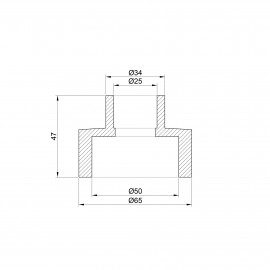 Муфта PPR Alfa Plast 50х25