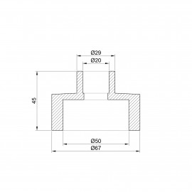 Муфта PPR Alfa Plast 50х20