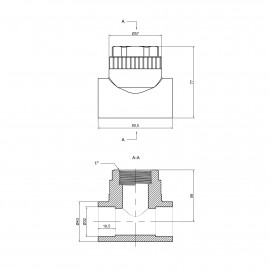 Тройник PPR Alfa Plast 32х1