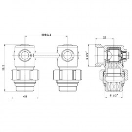 Кран шаровой SD Forte 3/4