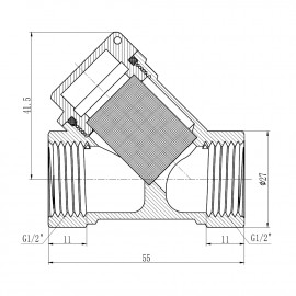 Фильтр SD Forte 1/2