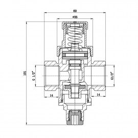 Редуктор SD Forte 1/2