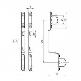 Крепление для коллектора SD Plus 1'' SD342