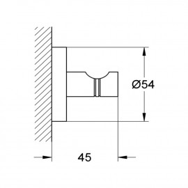 Крючок Grohe Essentials 40364001