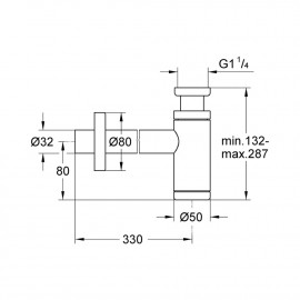 Сифон для раковины Grohe 28912000