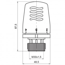 Термоголовка Icma 30х1,5 №1101