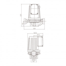 Насос циркуляционный Taifu GRS 32/12-M 0,37 кВт