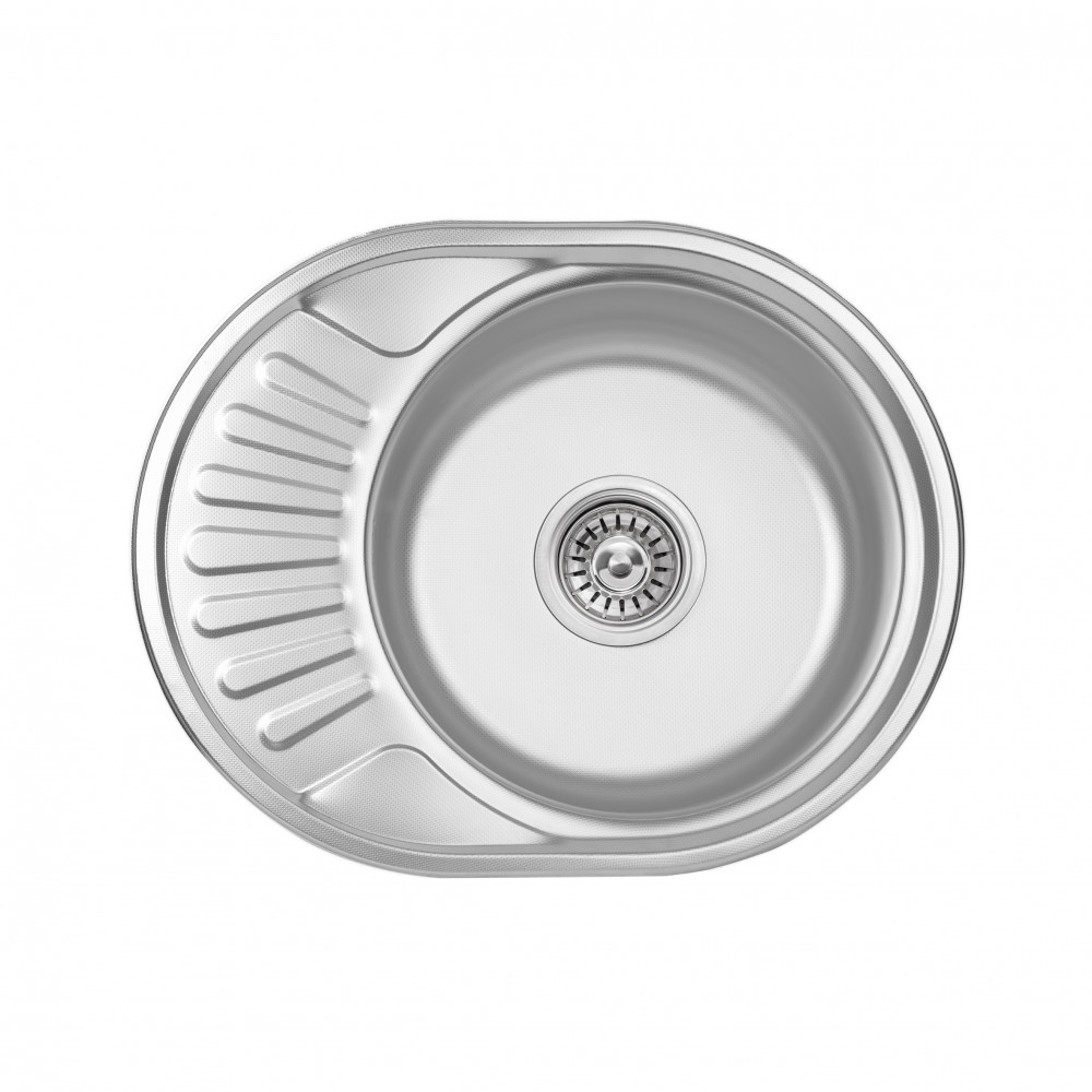 Кухонная мойка Lidz 5745 0,6 мм Decor (LIDZ574506DEC)