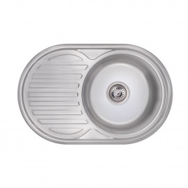 Кухонная мойка Lidz 7750 0,8 мм Polish (LIDZ7750POL)