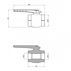 Кран шаровой PPR Thermo Alliance 32