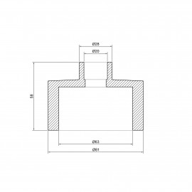 Муфта PPR Thermo Alliance 63х20