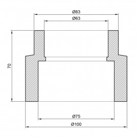 Муфта PPR Thermo Alliance 75х63