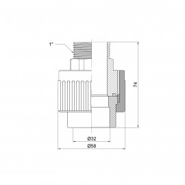 Муфта PPR Thermo Alliance 32х1