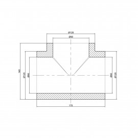 Тройник PPR Thermo Alliance 90