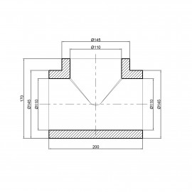 Тройник PPR Thermo Alliance 110