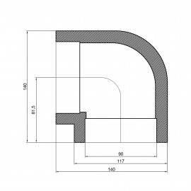 Уголок PPR Thermo Alliance 90, 90°