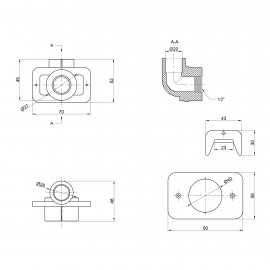 Уголок PPR Thermo Alliance 20х1/2