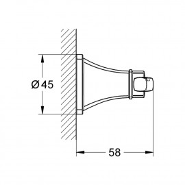 Крючок Grohe Grandera 40631000