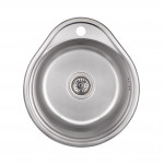 Кухонная мойка Lidz 4843 0,8 мм Decor (LIDZ4843DEC)